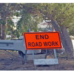 Reflective Aluminum Sign - Diamond Grade Reflective Aluminum Road Work Ahead Sign